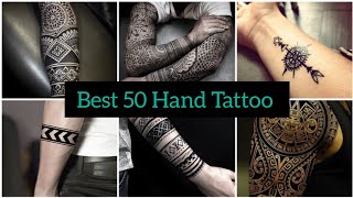 Best Hand Tattoo Design for Men 🔥 #artistictattoo  #tattooing