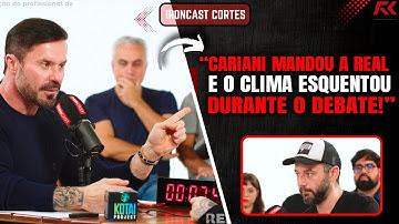 PRODUÇÃO NÃO DEIXA CARIANI FALAR DURANTE O DEBATE E ELE PERDE A PACIÊNCIA! O CLIMA FICA TENSO!