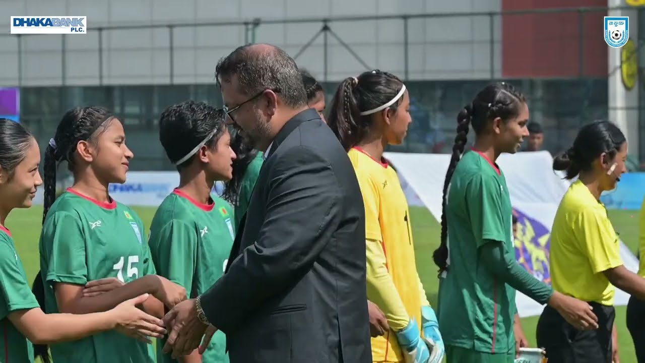 Opening Ceremony kicking off the SAFF U-20 Women’s Championship 2025 at Bashundhara Kings Arena!