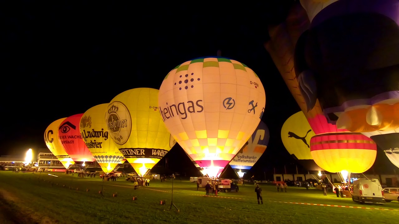 kompletter Nightglow 28. Warsteiner Internationale Montgolfiade 2018 WIM GoPro