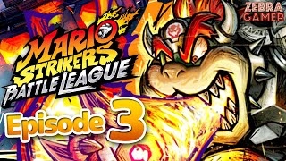 Mario Strikers Battle League Gameplay Walkthrough Part 3 - Turbo Cup! Bowser!