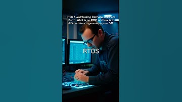 RTOS Interview Questions Part 1: What is an RTOS and how is it different from a general-purpose OS?