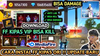 BISA MAIN &amp; KILL ✅ CARA DOWNLOAD FF KIPAS VIP ORI 2026 TANPA OBB ❗️ FF BETA 2026 LINK MEDIAFIRE 🔥