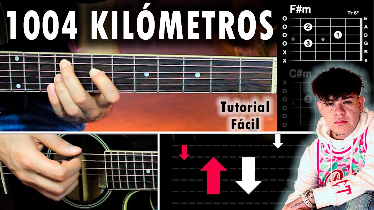 1004 Kilómetros - Junior H GUITARRA Tutorial | Acordes