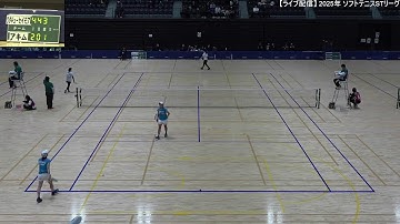 【ライブ配信：Cコート】2025年 第3回 ソフトテニスSTリーグ 1日目