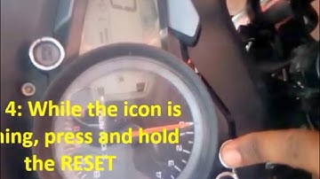 Bajaj Pulsar RS200 Service Icon Resetting - Step by Step Explanation - Proper Method