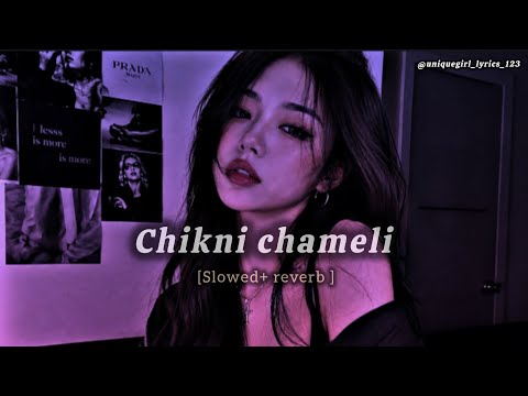✨Chikni Chameli - Slowed + Reverb Lyrics Status