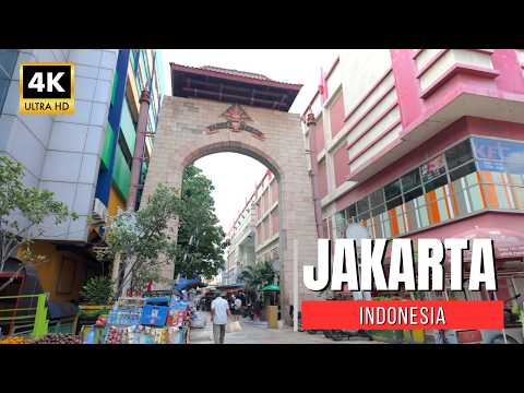 【Indonesia Walk 4K】Soto Betawi Globe H Oji to Mosque | Jakarta | 2025