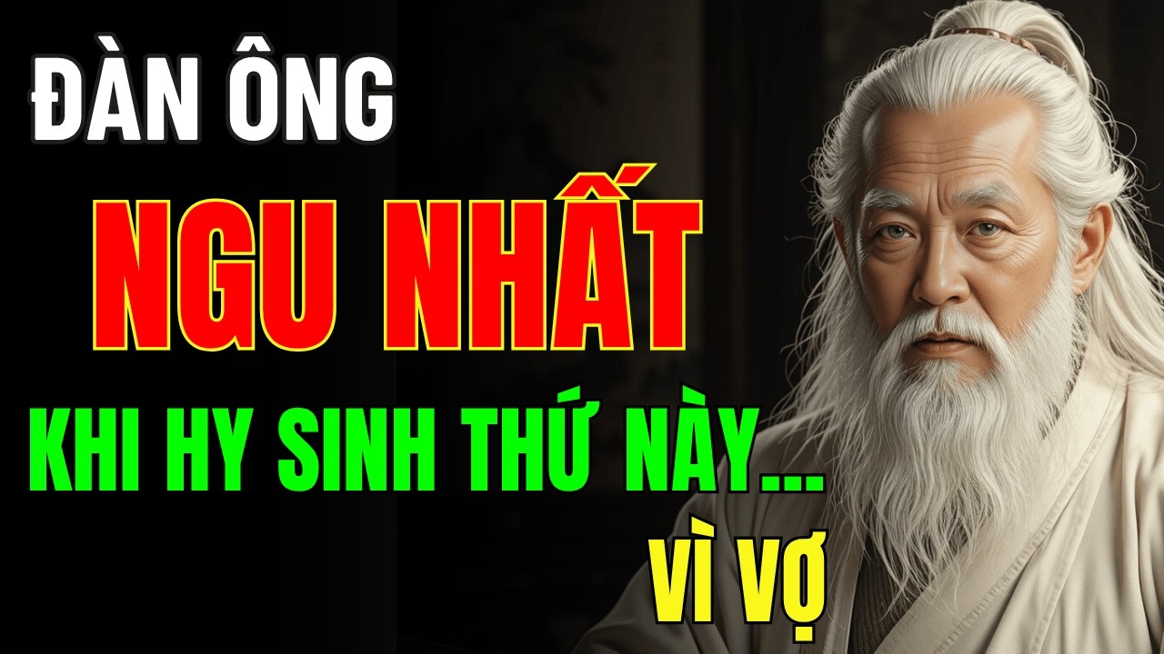 Ngẫm Mà Thấm: Đàn Ông Hy Sinh Thứ Này Cho Vợ Con Cứ Tưởng Là Khôn Ai Ngờ Lại Cực Ngu