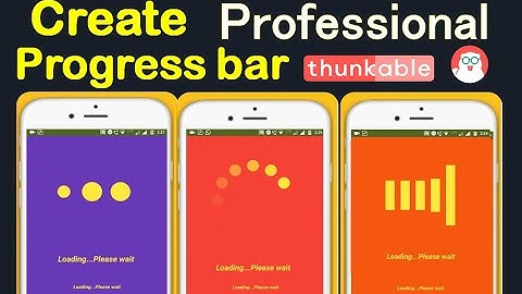How to add professional progress bar in our application  full tutorial kodular, development series.