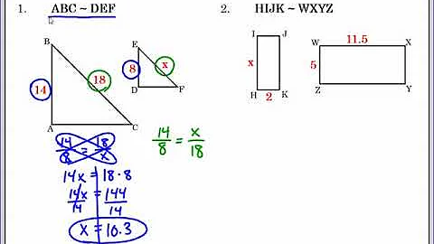 Proportions and Similar Figures