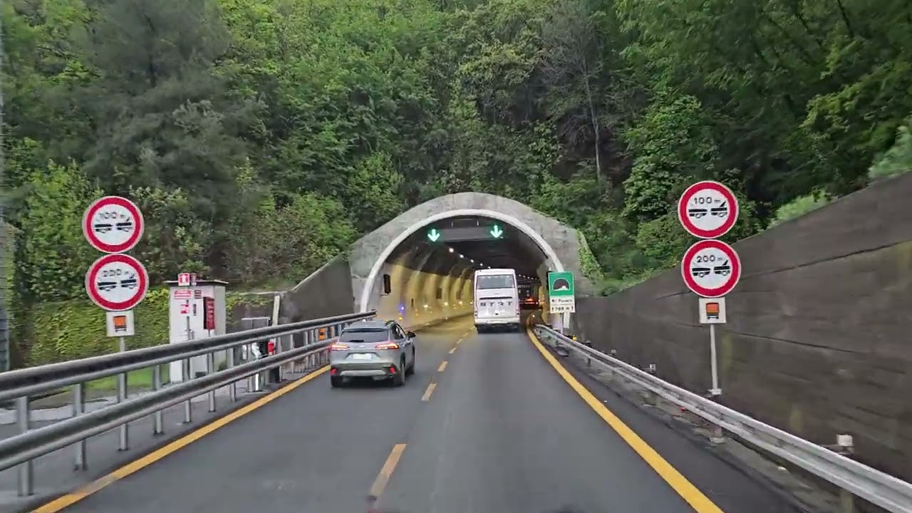 435 4K POV Real Truck Driving MAN TGX 520 Italy Albenga pt1