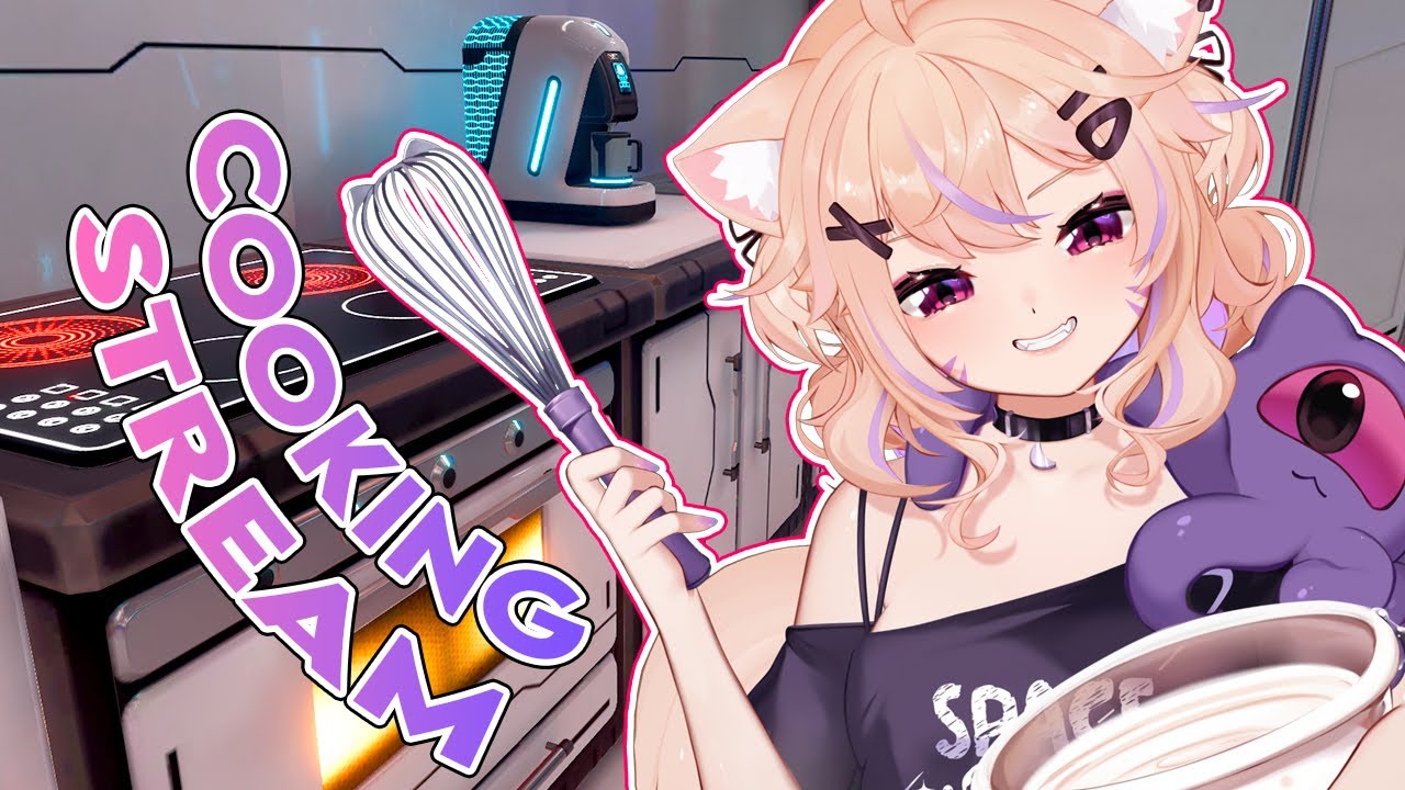 IRL CAM COOKING - SPACE CAT MERCH NOW AVAILABLE!