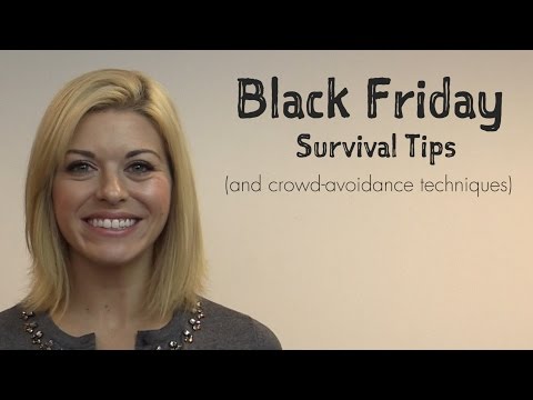 Black Friday survival tips and crowd avoidance techniques