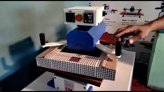 pneumatic heat transfer machine 10 x 15 dual bed.