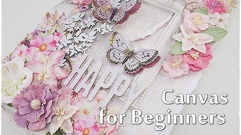 Scrapbooking Canvas Tutorial for Beginners ♡ Maremi
