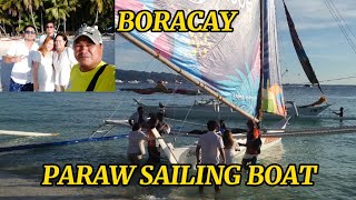 Boracay Paraw Sailing Boat (Katamaran) || by: Rene Cosido