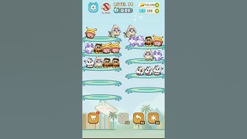 Cat Sort Puzzle: Cute Pet Game (level 78) #catsort #sonatgame #catsortpuzzle