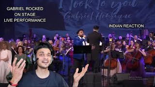 GABRIEL HENRIQUE• I LOOK TO YOU • LARGEST ORCHESTRA TO SING WITH, INDIAN REACTION (#1009)