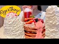 甘党女がエッグスンシングスで一人パンケーキ！山盛りホイップ2倍で食べる ミルクのミルフィーユパンケーキEggs'nThings新メニュー制覇！【スイーツちゃんねるあんみつの食レポ】