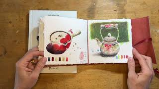 Teacup Sketchbook and older sketchbooks