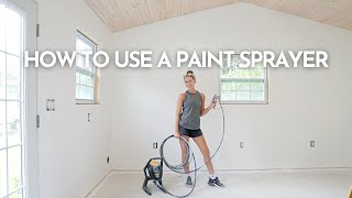 Painting the Workshop | How to use a Paint Sprayer
