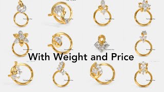 Latest Diamond NosePin||NoseRing Design with Weight and Price