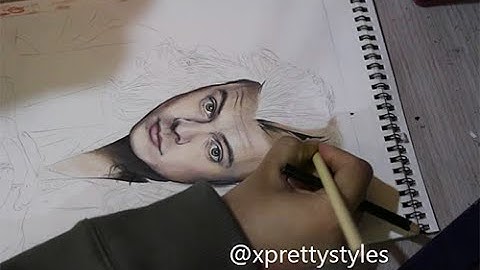 Drawing Harry Styles ( action 1D )