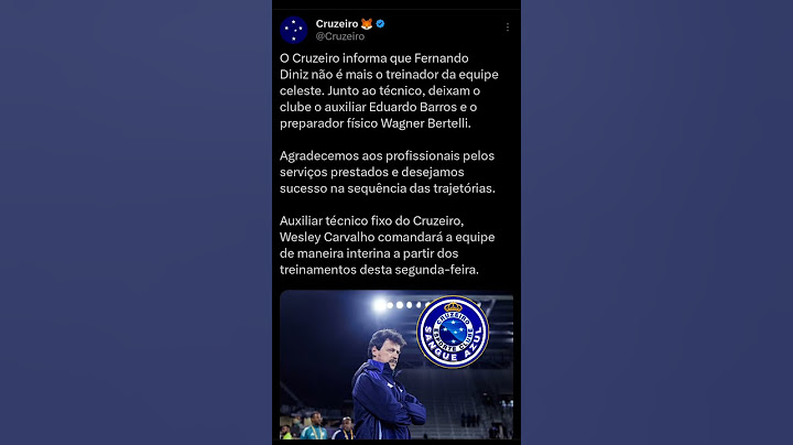 FERNANDO DINIZ FOI DEMITIDO!🙌😎
