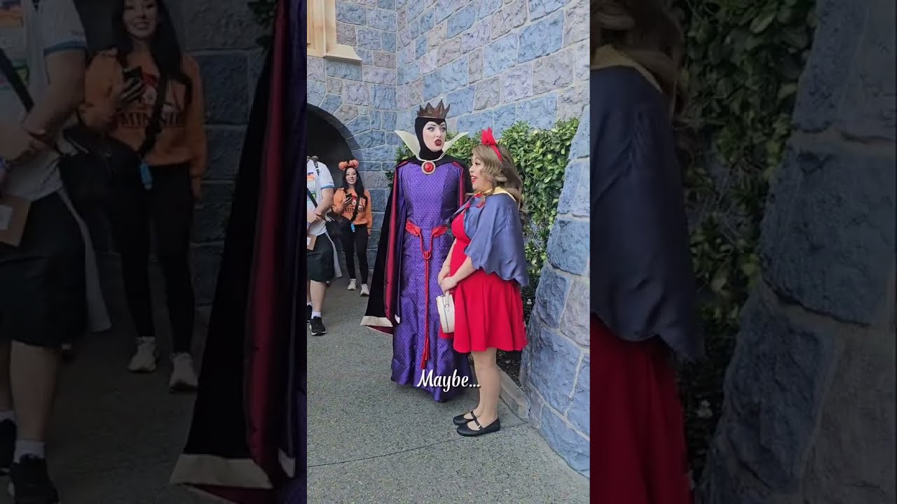 EVIL QUEEN DISNEY LAND HILARIOUS PART 1