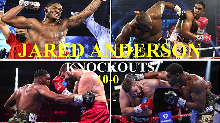 Jared Anderson All Knockouts & Highlights 10 KO's