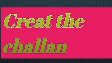 How to generate the oonline registration challan from IUB e-portal?