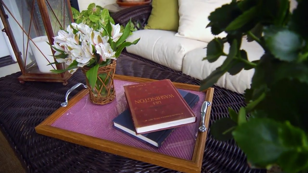 How to Make a Picture Frame Tray At Home With P. Allen Smith YouTube