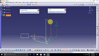 CATIA V5 Sketcher Profile And Predefined Profiles - Tamil