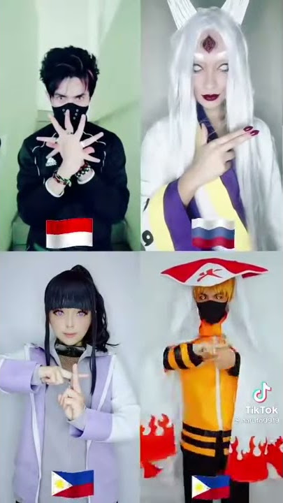 NARUTO UZUMAKI | All Nation Finger Dance #tiktok #tiktokvideo #naruto