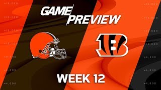 Cleveland Browns vs. Cincinnati Bengals | NFL Week 12 Game Preview
