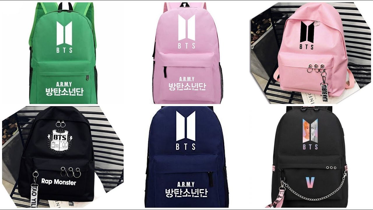 BTS, Bags, Bts Kpop Trendy Pink Messenger Canvas Bag