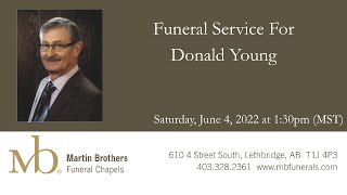 Funeral Service for Donald Young
