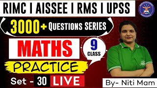 3000+ Maths Most Important Question Series For Class 9|Maths Practice Set 30 |Maths By Niti Ma'am