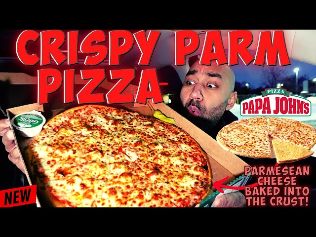 Papa Johns' New Crispy Parm Pizza Has Cheese At The Bottom