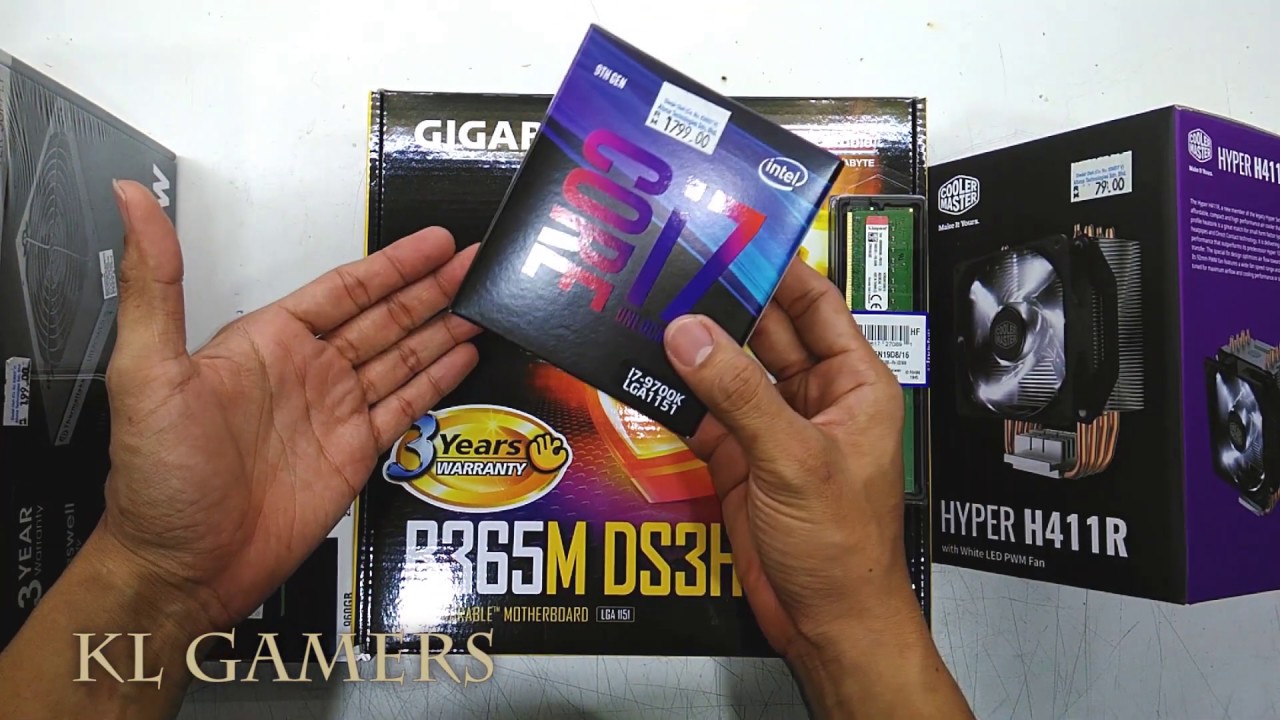 intel Core i5 9400F GIGABYTE B365M DS3H Sandisk Ultra SSD