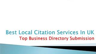 Local Citation Services In UK