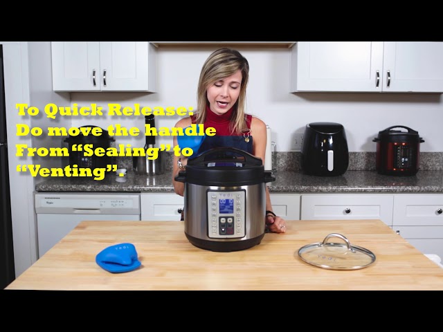 How to Release Pressure  Yedi 9-in-1 Pressure Cooker 