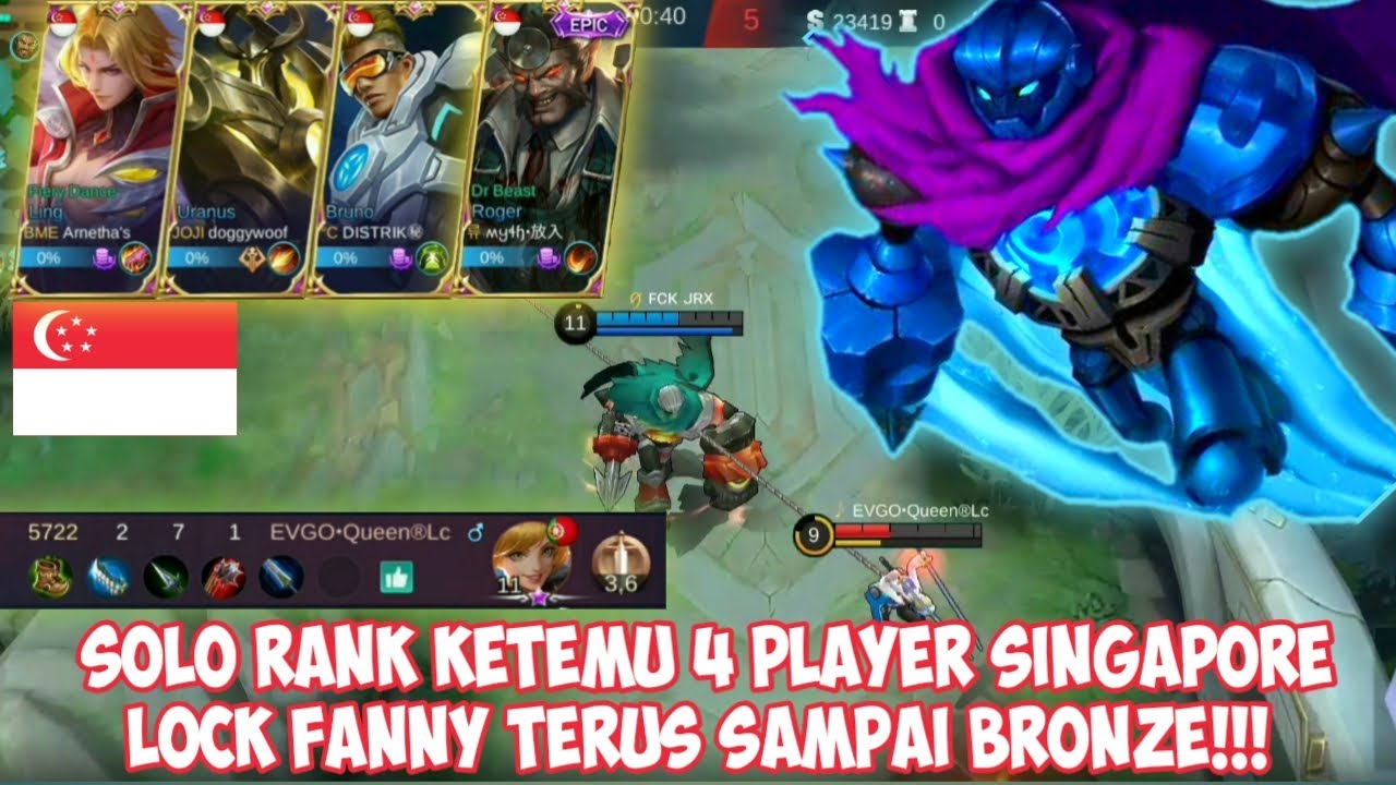 INCER FANNY SAMPAI FEEDING!!! Mobile Legends YouTube