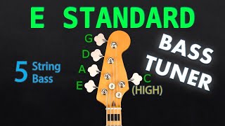 E STANDARD (EADGC) - 5 STRING BASS Tuning (Tuner)