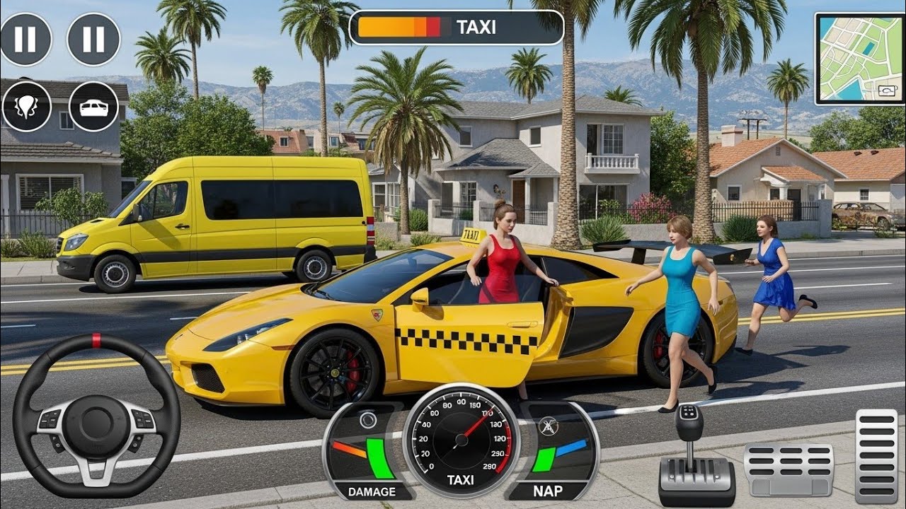 Taxi Car Simulator EVO Android Gameplay - Taxi Car Simulator Gameplay
