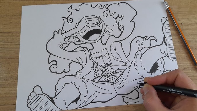 Tutorial da zoeira como desenhar o luffy #luffy #desenho #anime #draw #art  #sketchbook