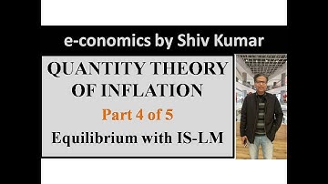e-conomics by Shiv Kumar: Quantity Theory of Inflation, Part 4 of 5: Equilibrium with IS-LM