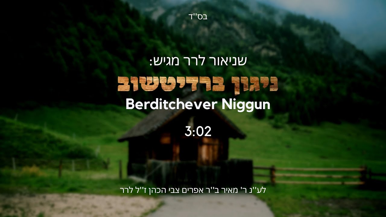 ניגון ברדיטשוב (ברדיצ'ב) (מרגיע במיוחד) / Berditchever Nigun / שניאור לרר - Shneor Lerer