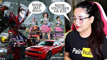 🔥Prank on 3 Toxic Girl hates Noob in Erangle | BGMI SAMSUNG,A3,A5,A6,A7,J2,J5,J7,S5,S7,S9,A10,A20